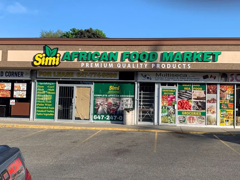 Simi African Food Market, grocery shop at 3877 Lawrence Avenue East in Scarborough, Toronto