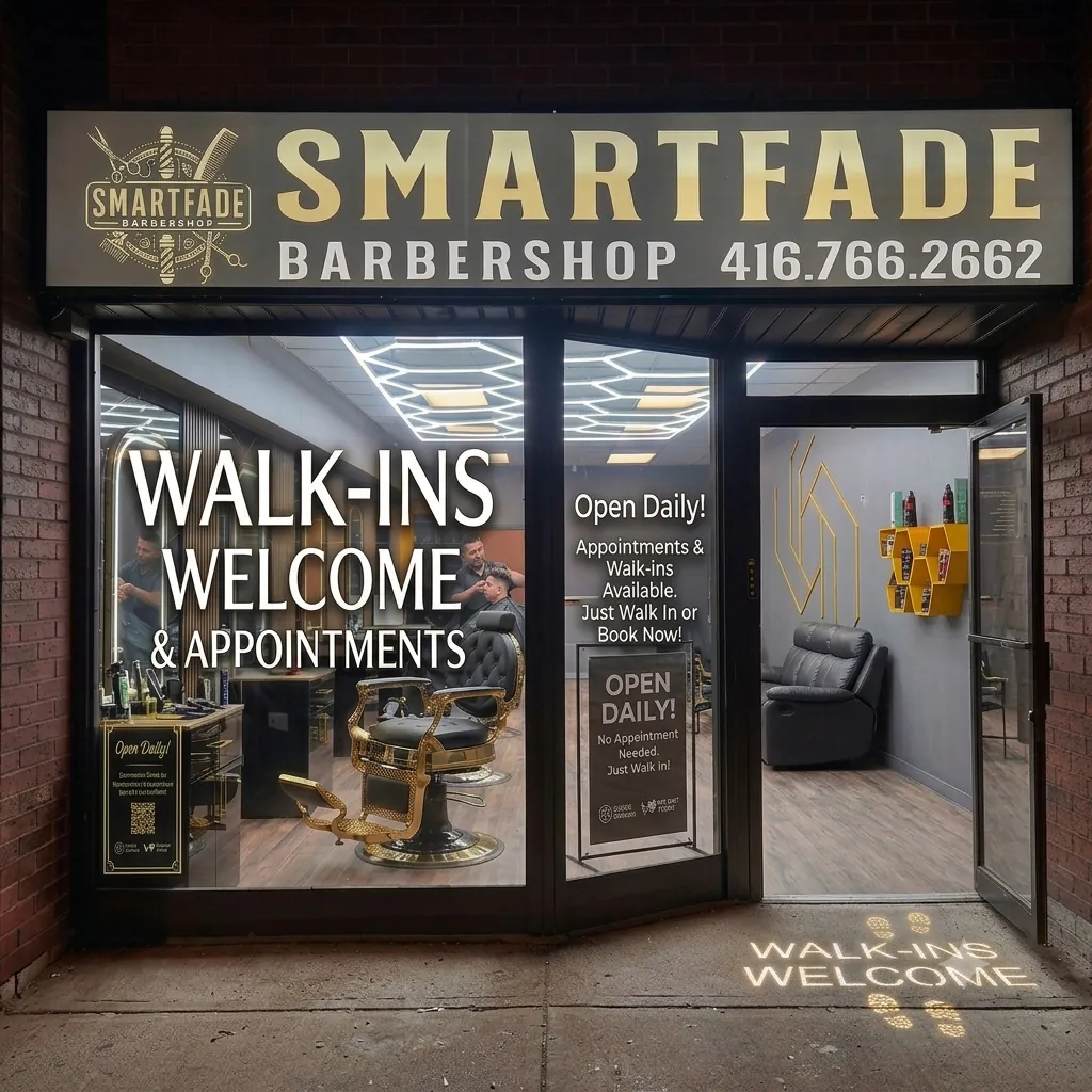 Smartfade Barbershop, hair salon at 2184 Bloor Street West in Old Toronto, Toronto