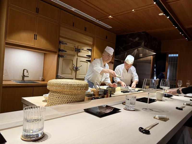 Sushi Masaki Saito, japanese kitchen at 88 Avenue Road in Old Toronto, Toronto
