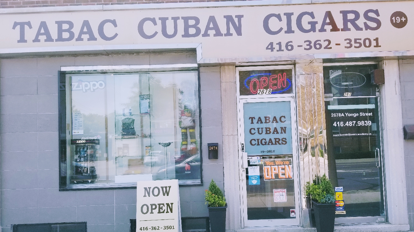 Tabac Cuban Cigars, beauty salon at 2678 Yonge Street in North York, Toronto