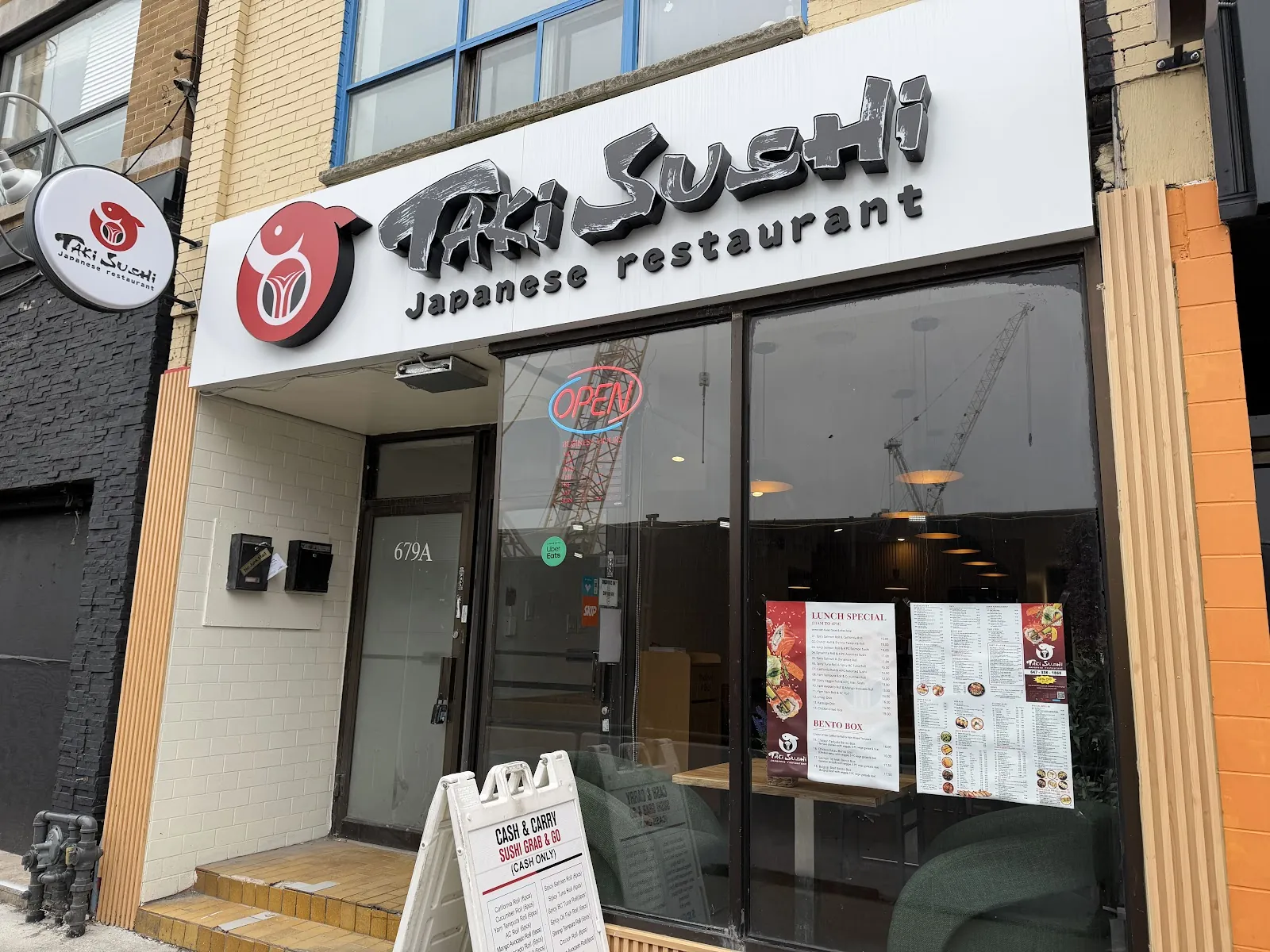 Taki sushi, japanese kitchen at 679 Danforth Avenue in East York, Toronto