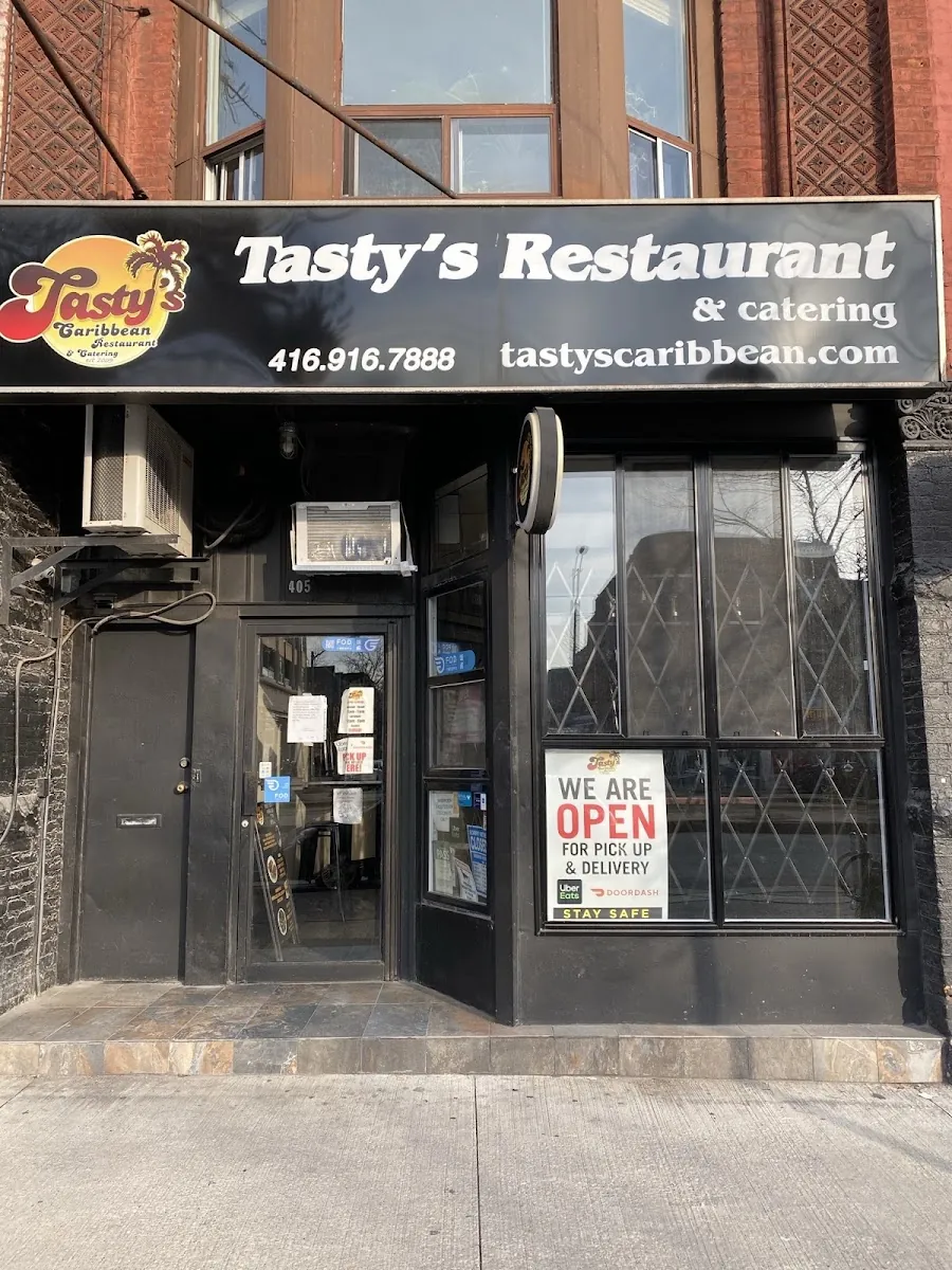 Tasty's Caribbean Restaurant, caribbean kitchen at 405 Spadina Avenue in Old Toronto, Toronto