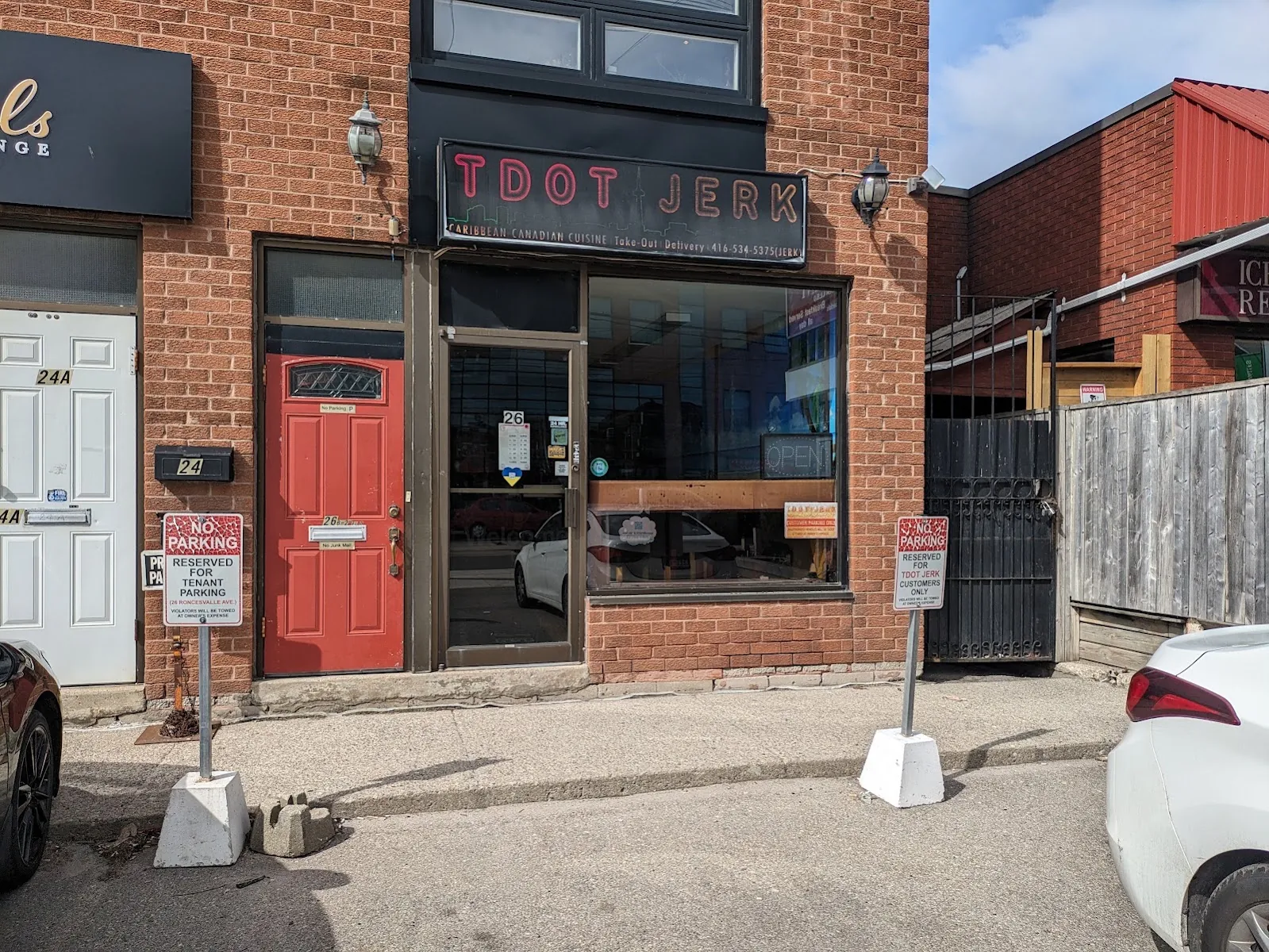 Tdot Jerk, caribbean kitchen at 26 Roncesvalles Avenue in Old Toronto, Toronto