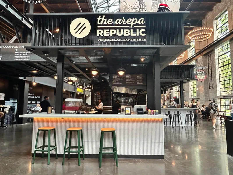 The Arepa Republic - Waterworks Food Hall, latin american kitchen at 19 Maud Street in Old Toronto, Toronto