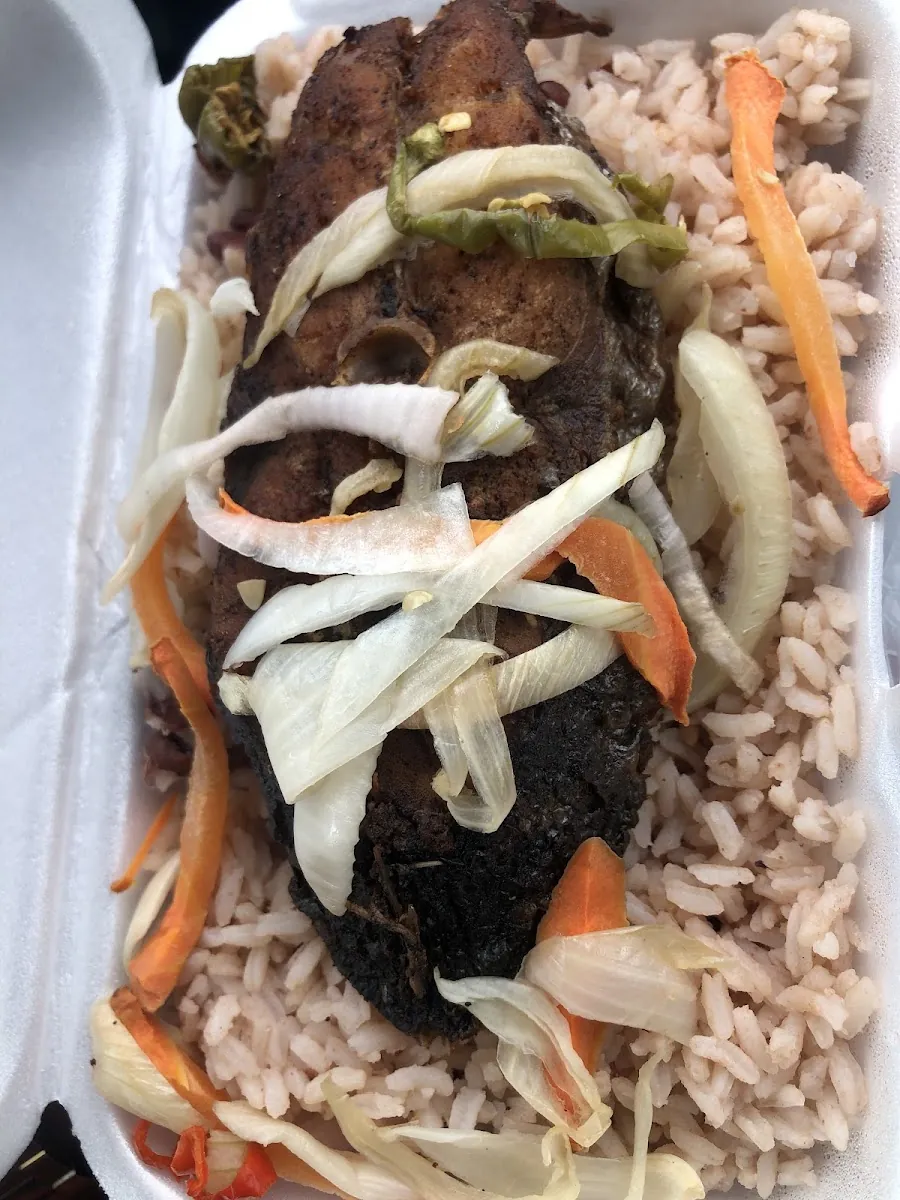 The Jerk Box, caribbean kitchen at 2591 Eglinton Avenue West in York, Toronto