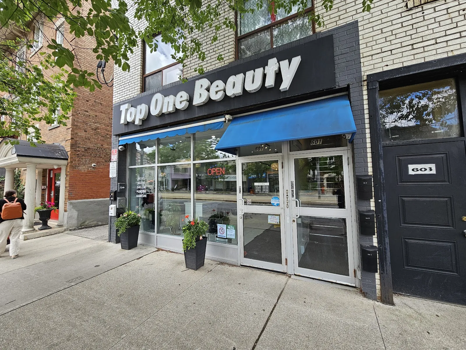 Top One Beauty, beauty salon at 601 St. Clair Avenue West in York, Toronto