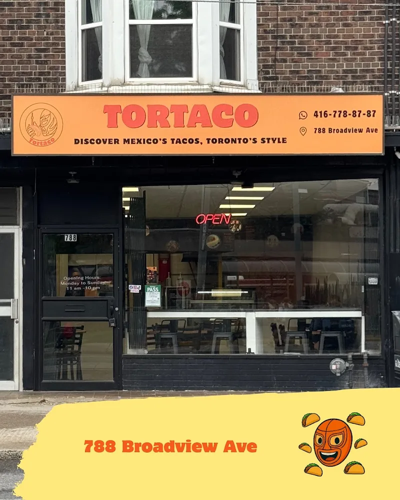 Tortaco, mexican kitchen at 788 Broadview Avenue in Old Toronto, Toronto