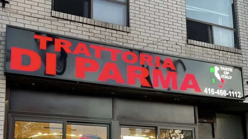 Trattoria Di Parma, italian kitchen at 785 Danforth Avenue in East York, Toronto