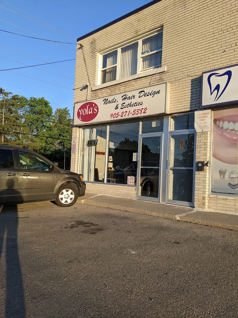 Yola's Nails, Hair Design & Esthetics, beauty salon at 1165 Lakeshore Road East in Etobicoke, Toronto