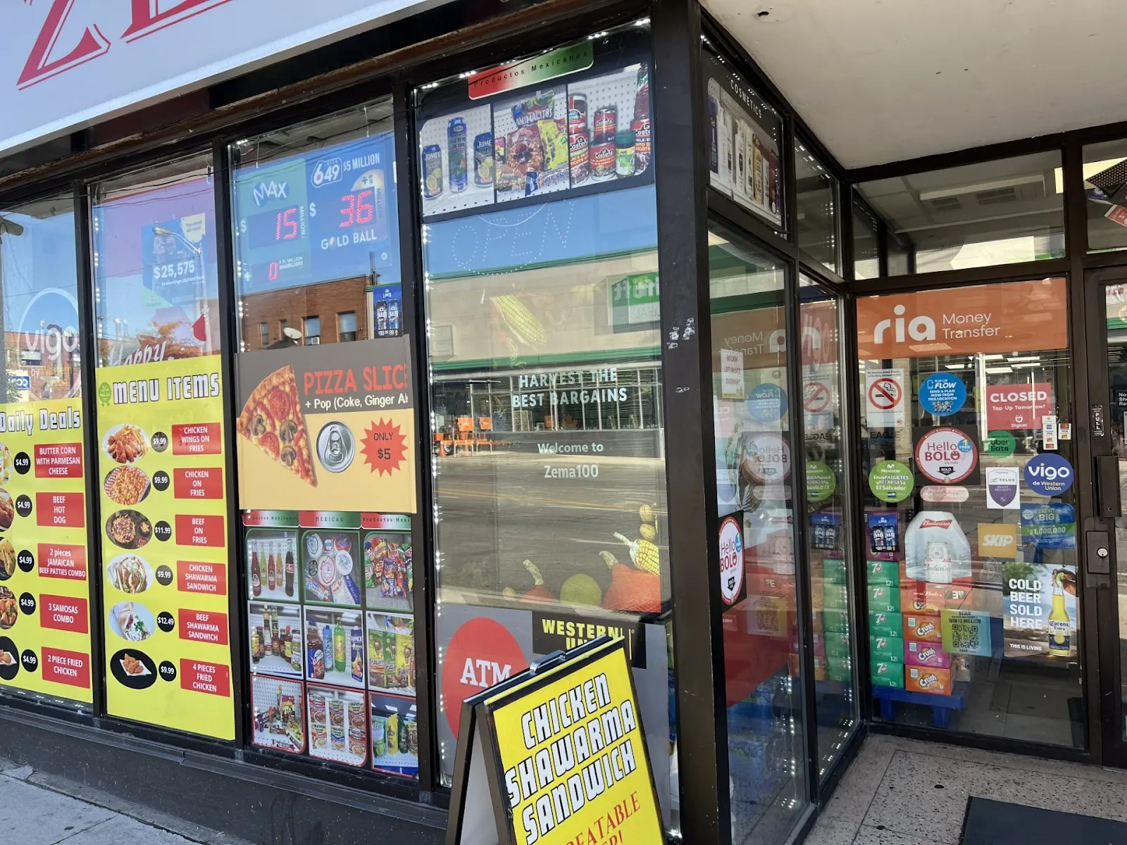 ZEMA100 Supermarket Mexican and Caribbean ethnic food, grocery shop at 2611 Eglinton Avenue West in York, Toronto